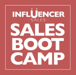 Influencer Sales Boot Camp